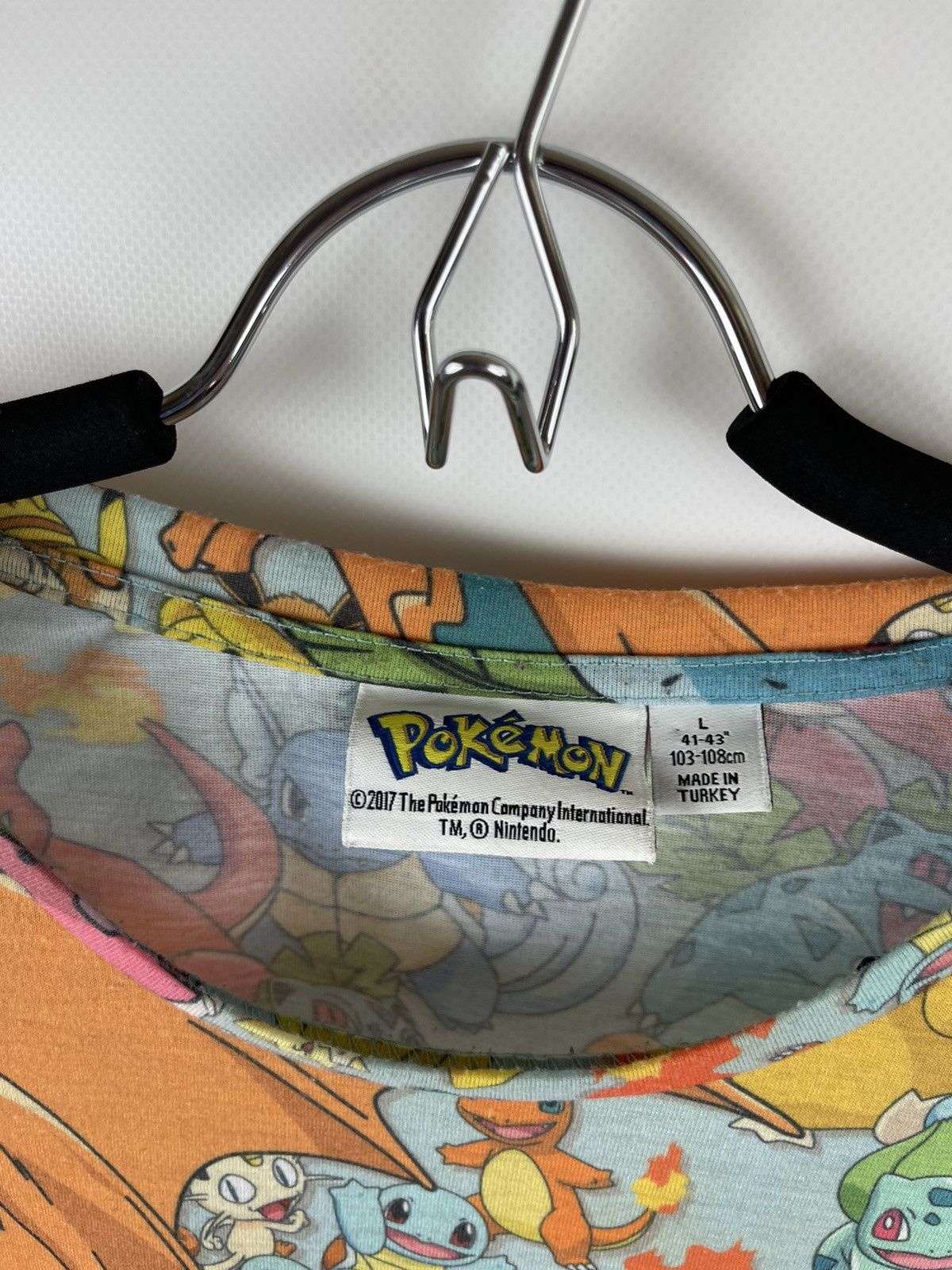 Anime × Nintendo × Pokemon Pokémon 2017 multiprint movie anime tee shirt Size US L / EU 52-54 / 3 - 5 Thumbnail