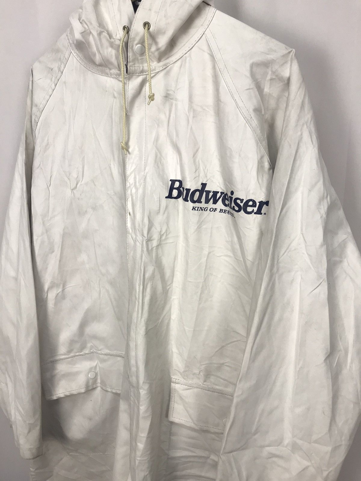 Budweiser × Vintage Budweiser reversible rain jacket with hoodie Size US L / EU 52-54 / 3 - 5 Thumbnail