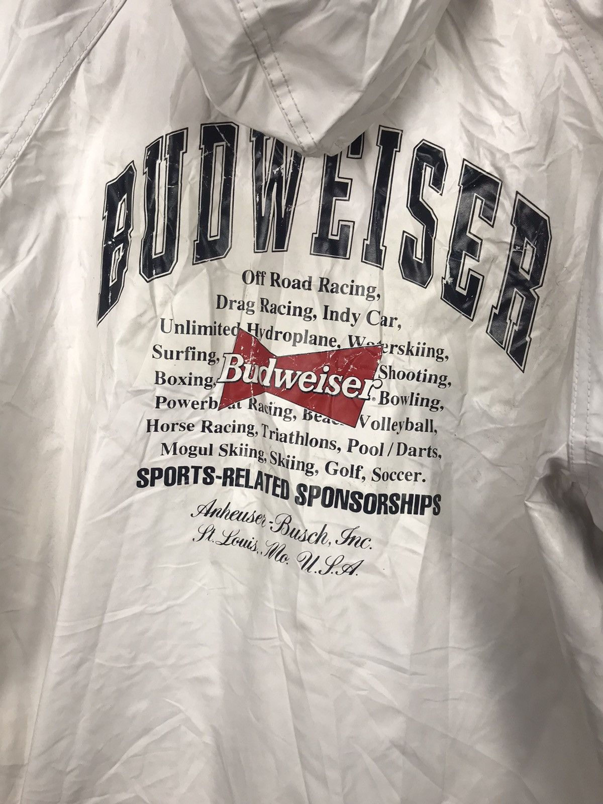 Budweiser × Vintage Budweiser reversible rain jacket with hoodie Size US L / EU 52-54 / 3 - 6 Thumbnail