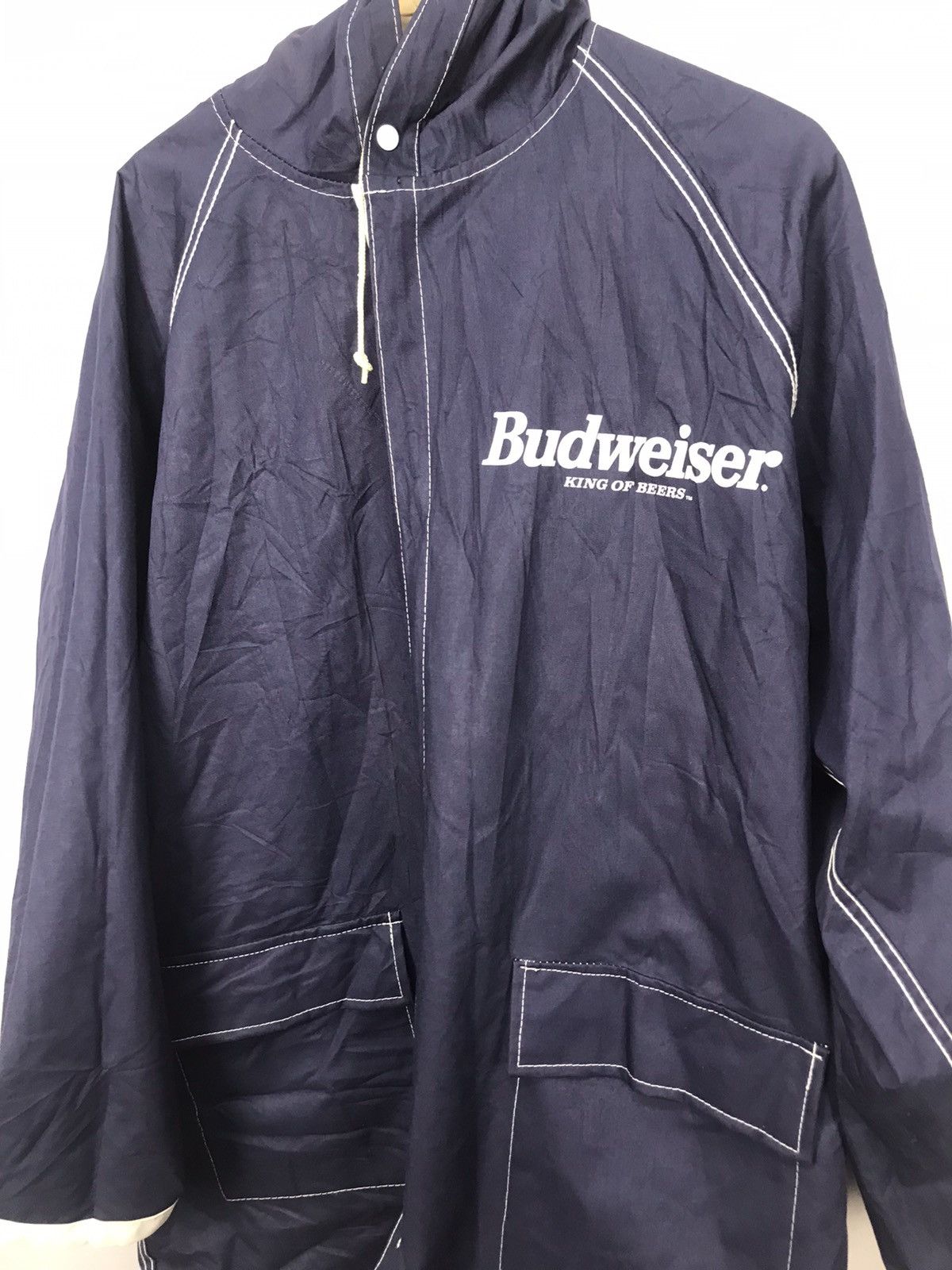 Budweiser × Vintage Budweiser reversible rain jacket with hoodie Size US L / EU 52-54 / 3 - 7 Thumbnail