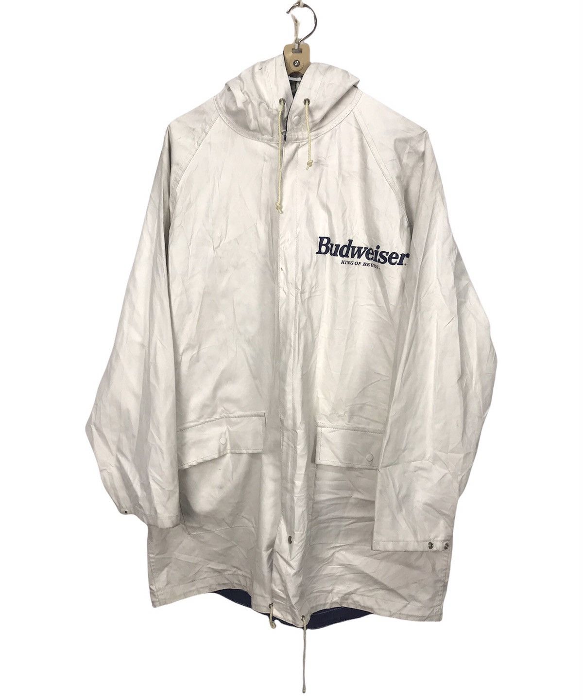 Budweiser × Vintage Budweiser reversible rain jacket with hoodie Size US L / EU 52-54 / 3 - 3 Thumbnail