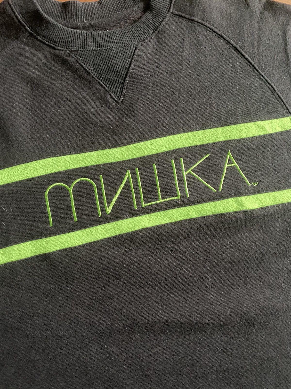 Mishka Mishka MNWKA Embroidered Spell Out Crew Sweater Black Size US M / EU 48-50 / 2 - 8 Thumbnail