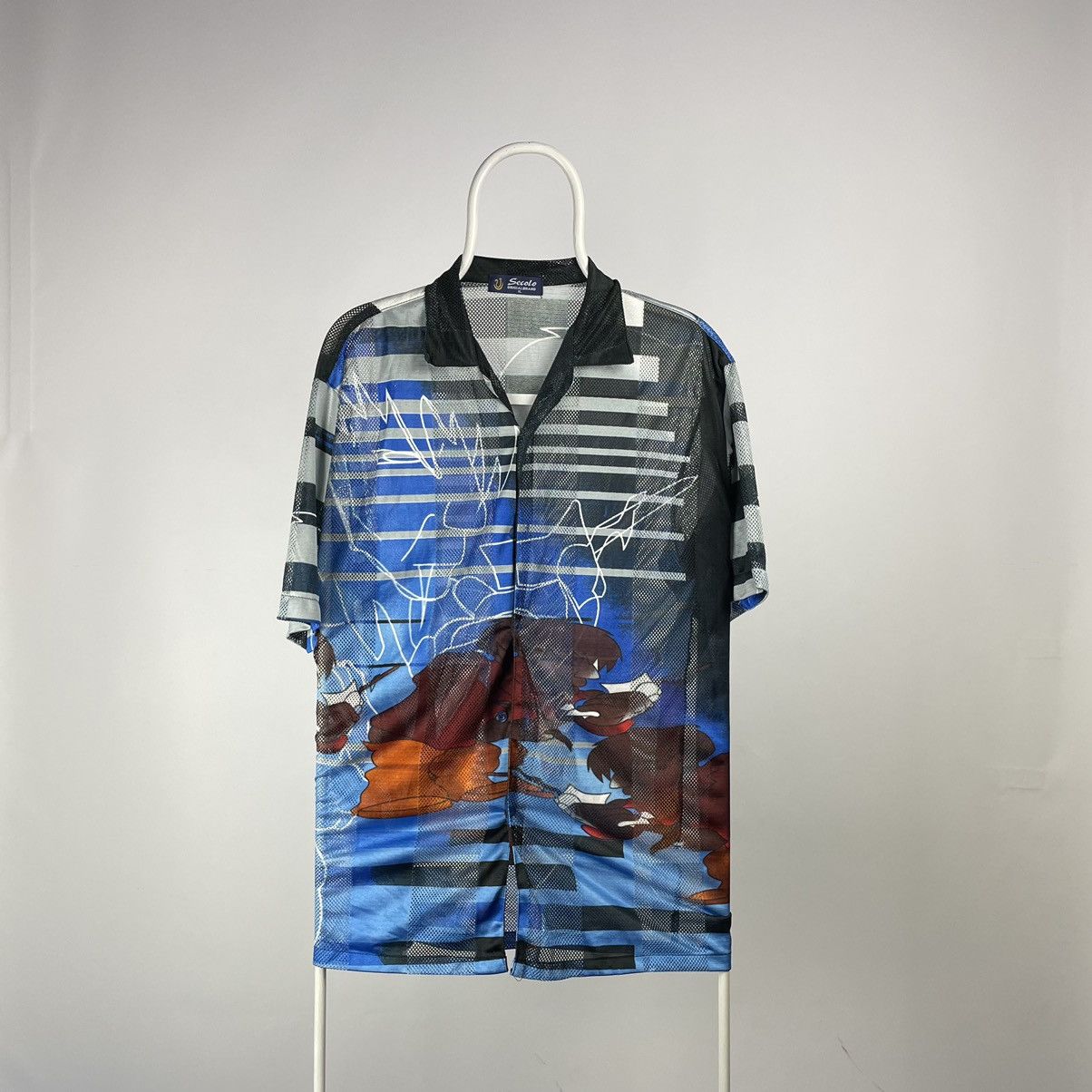 Japanese Brand Crazy shirt Hawaii style size XLarge vintage Size US XL / EU 56 / 4 - 1 Thumbnail