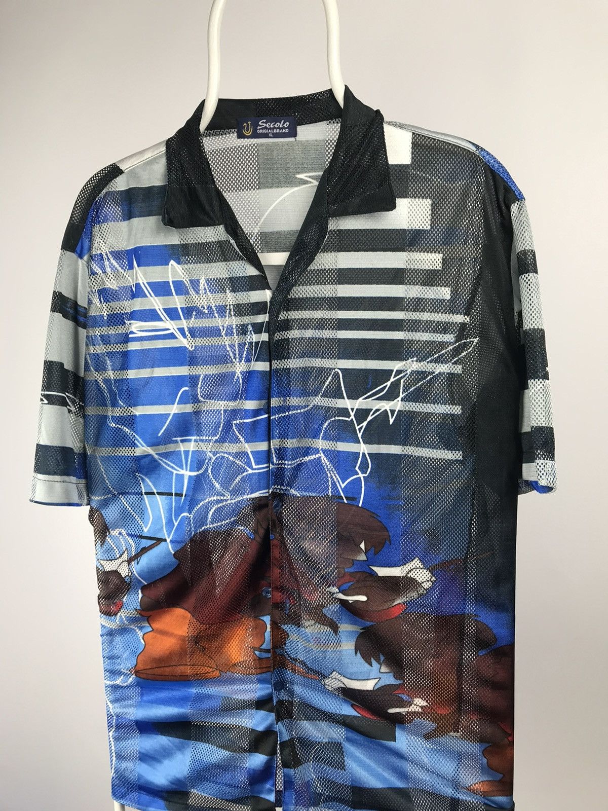 Japanese Brand Crazy shirt Hawaii style size XLarge vintage Size US XL / EU 56 / 4 - 2 Thumbnail