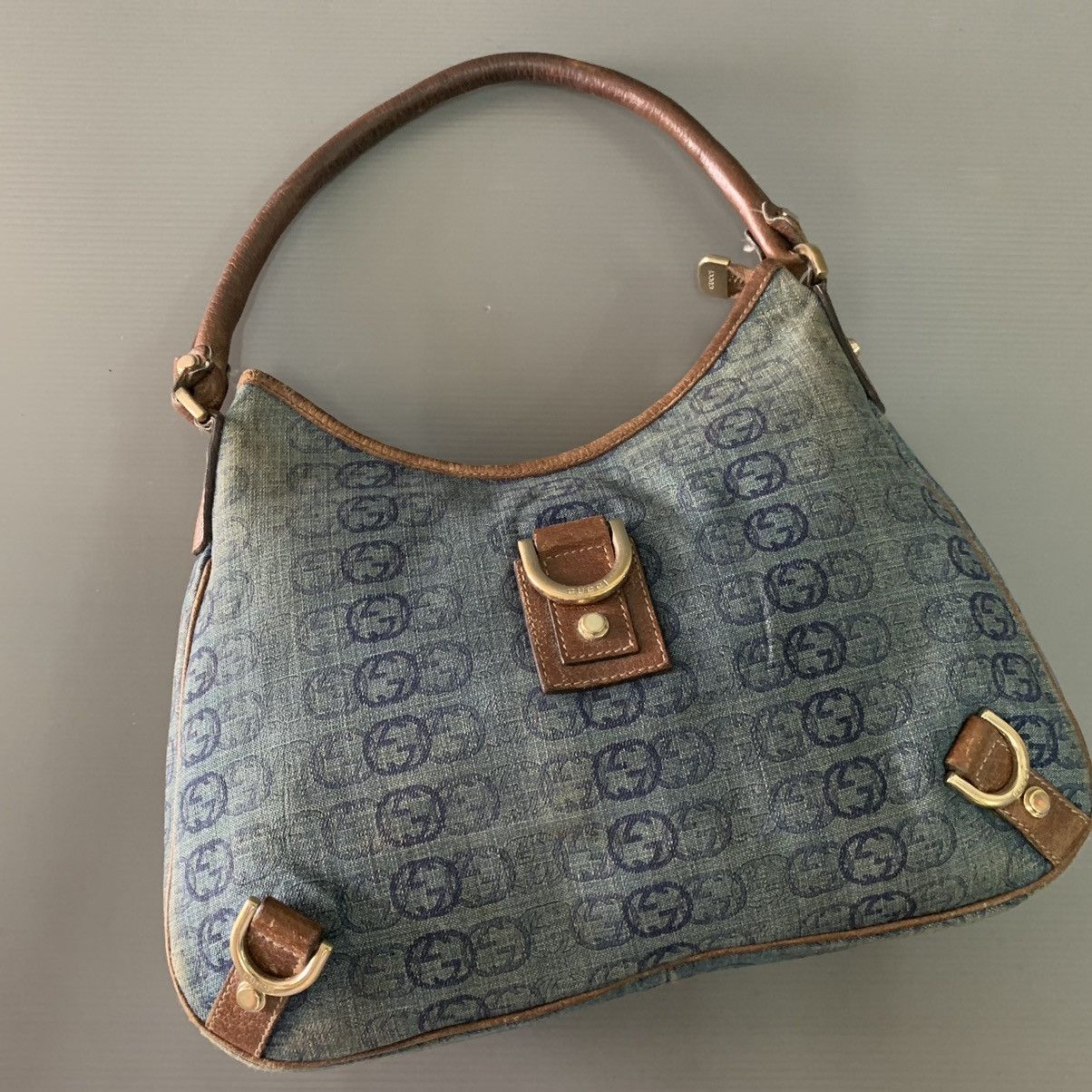 Gucci Gucci Jackie Denime Shoulder Bag Size ONE SIZE - 2 Thumbnail