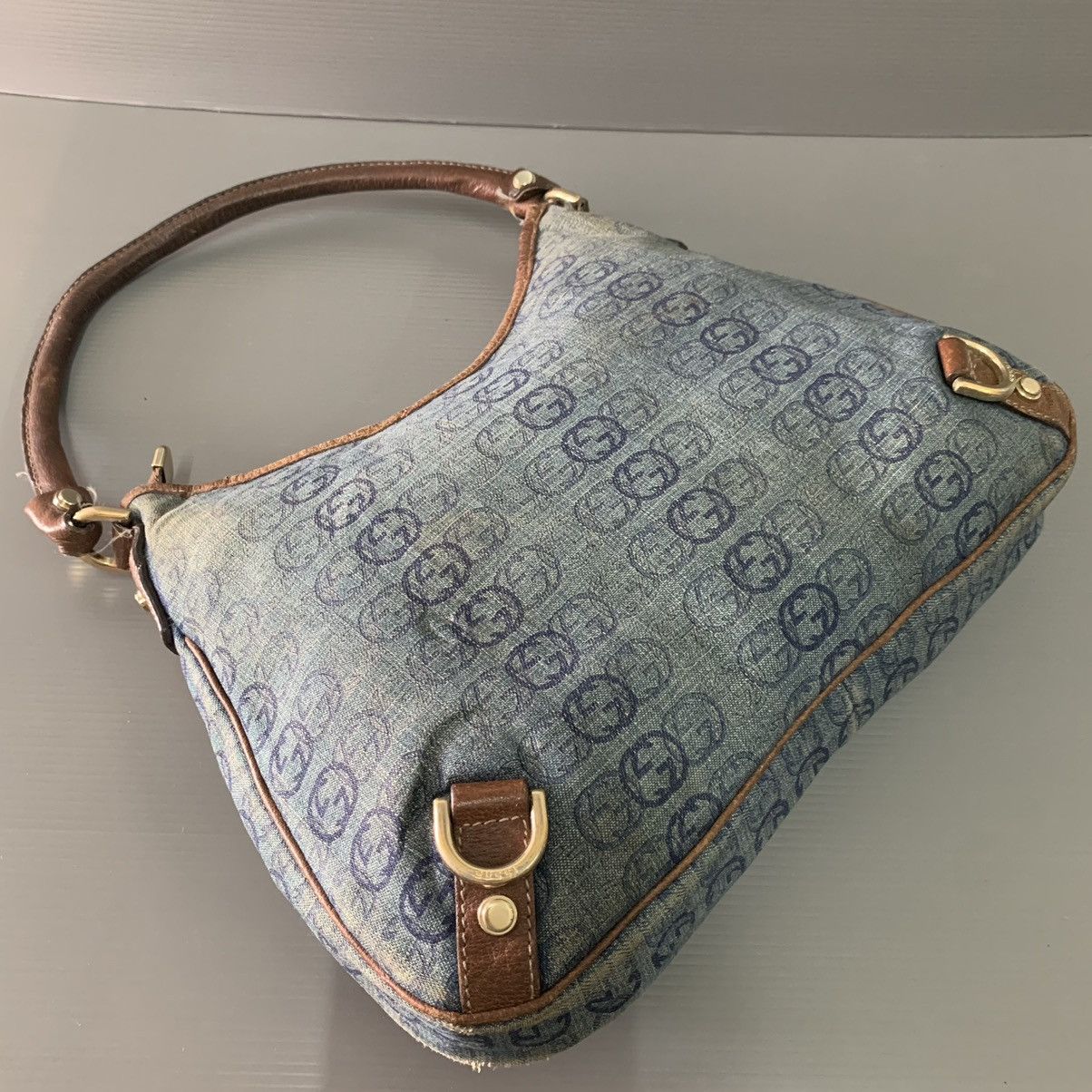 Gucci Gucci Jackie Denime Shoulder Bag Size ONE SIZE - 5 Thumbnail