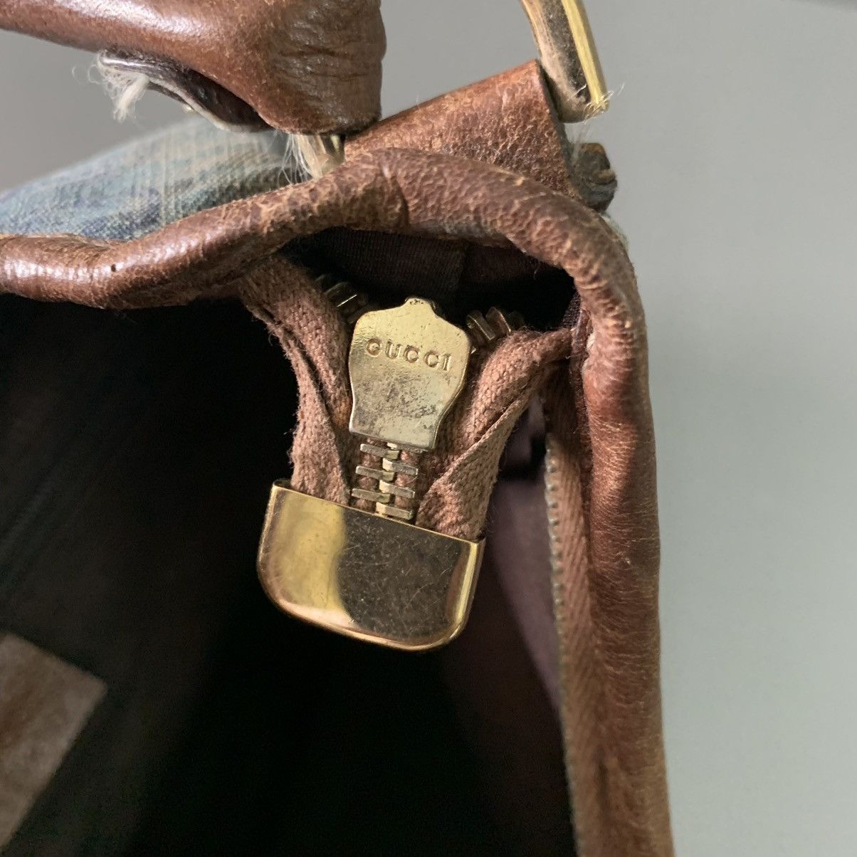 Gucci Gucci Jackie Denime Shoulder Bag Size ONE SIZE - 14 Thumbnail