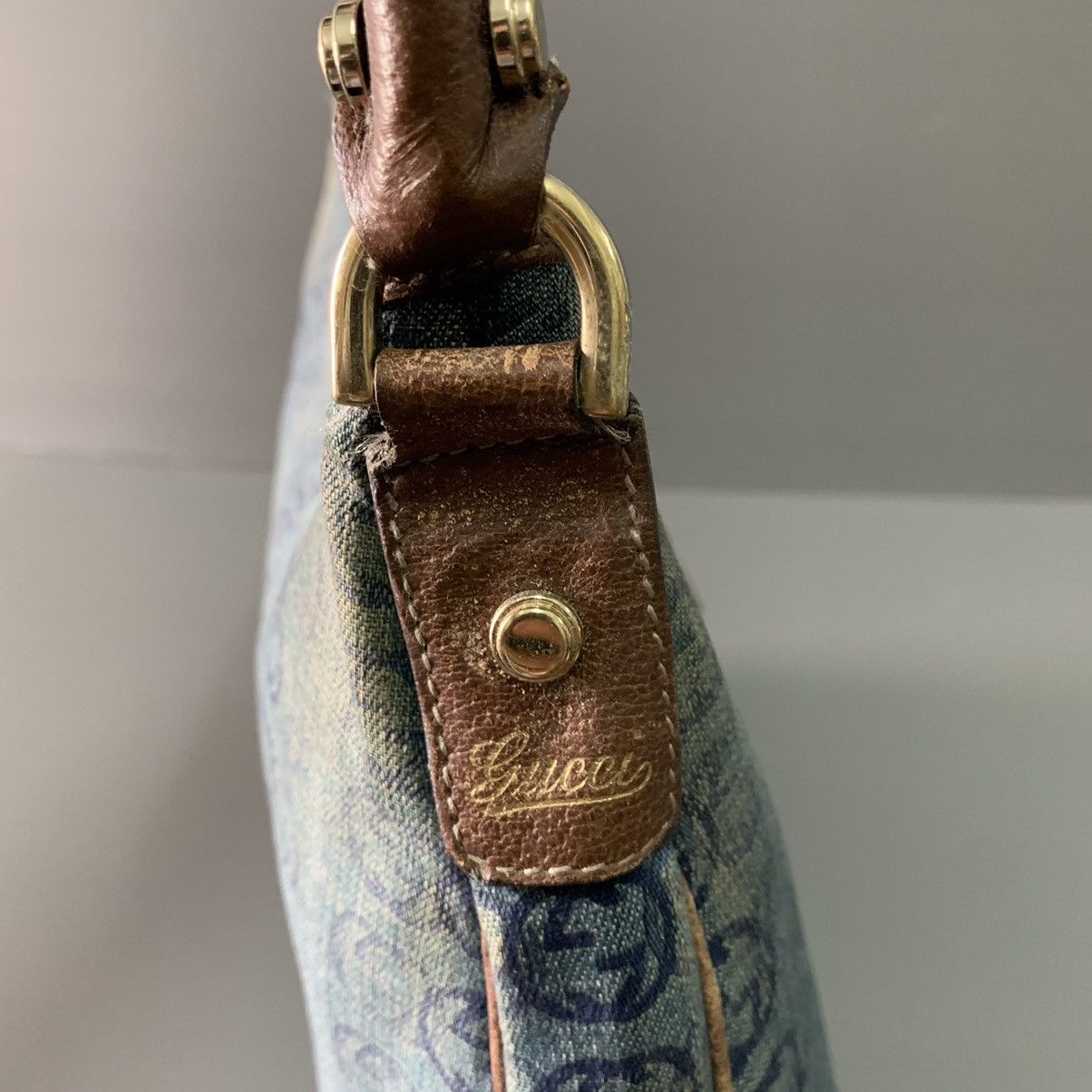 Gucci Gucci Jackie Denime Shoulder Bag Size ONE SIZE - 11 Thumbnail