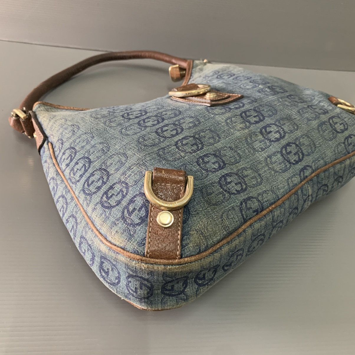 Gucci Gucci Jackie Denime Shoulder Bag Size ONE SIZE - 4 Thumbnail