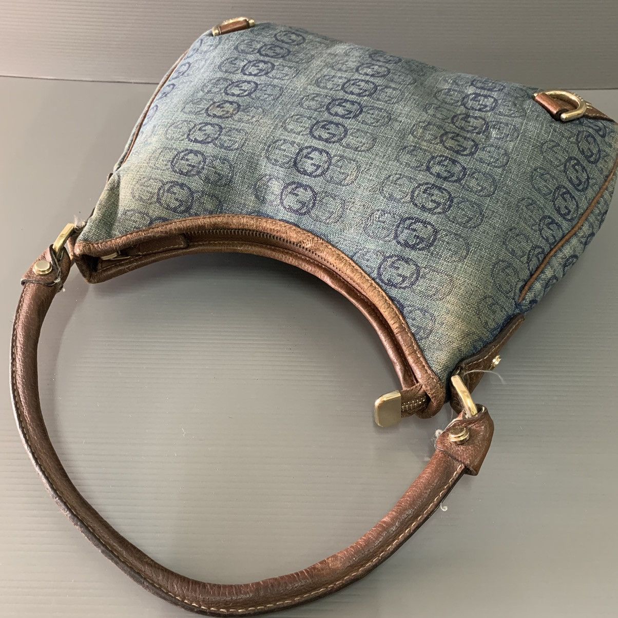 Gucci Gucci Jackie Denime Shoulder Bag Size ONE SIZE - 3 Thumbnail