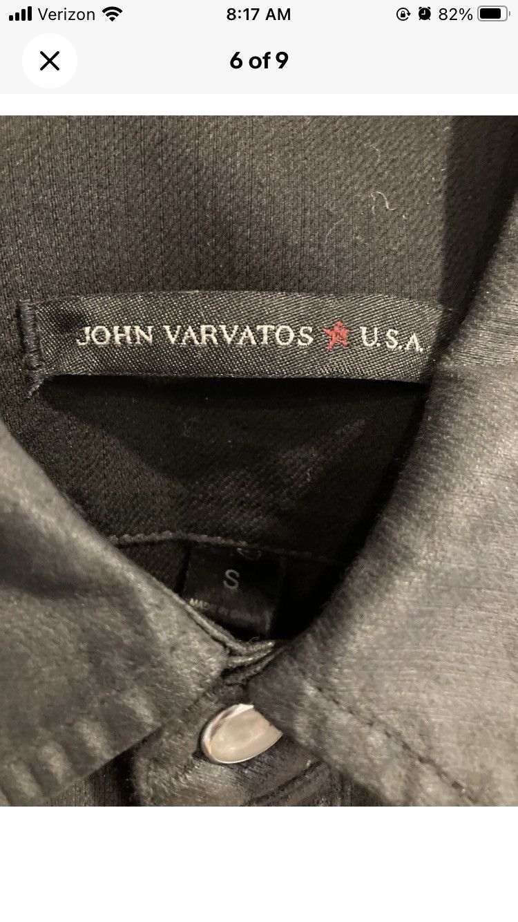 Coated western snapfront shirt. Small