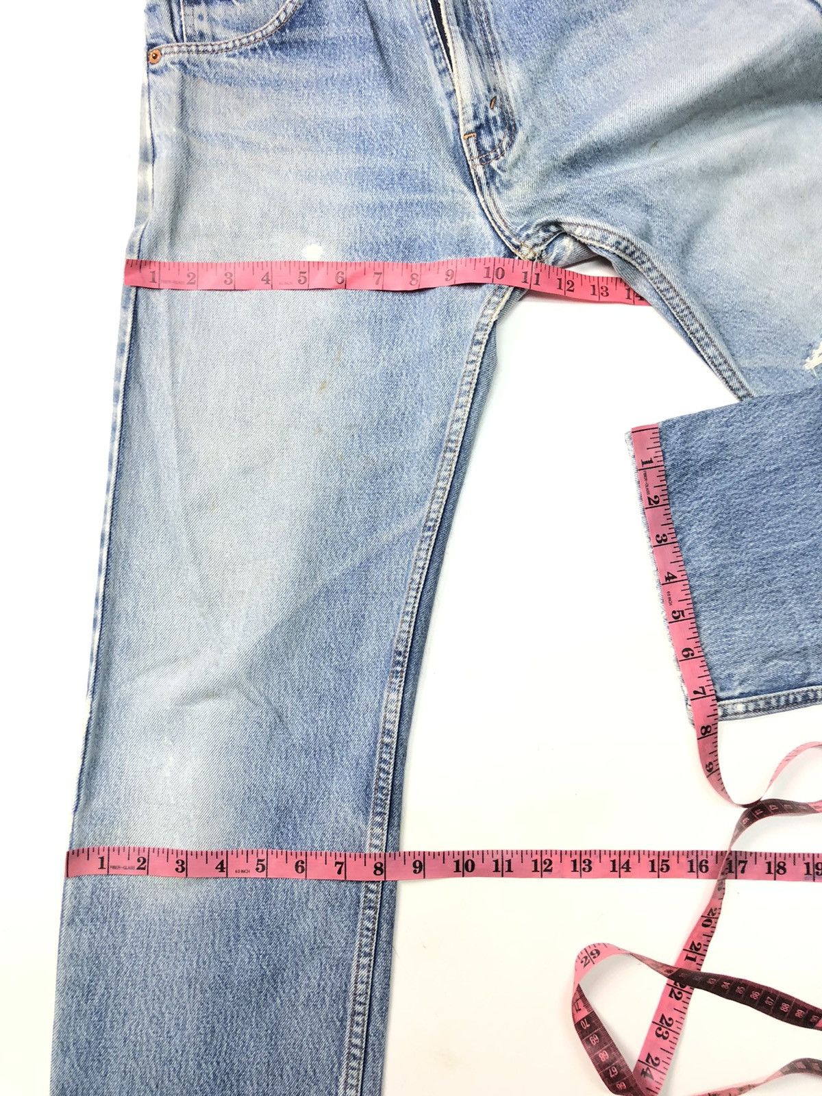 Levi's × Vintage VINTAGE 90s LEVIS 607 OREN TAB BLUE WASH DISSTRESSED DENIM Size US 29 - 15 Thumbnail