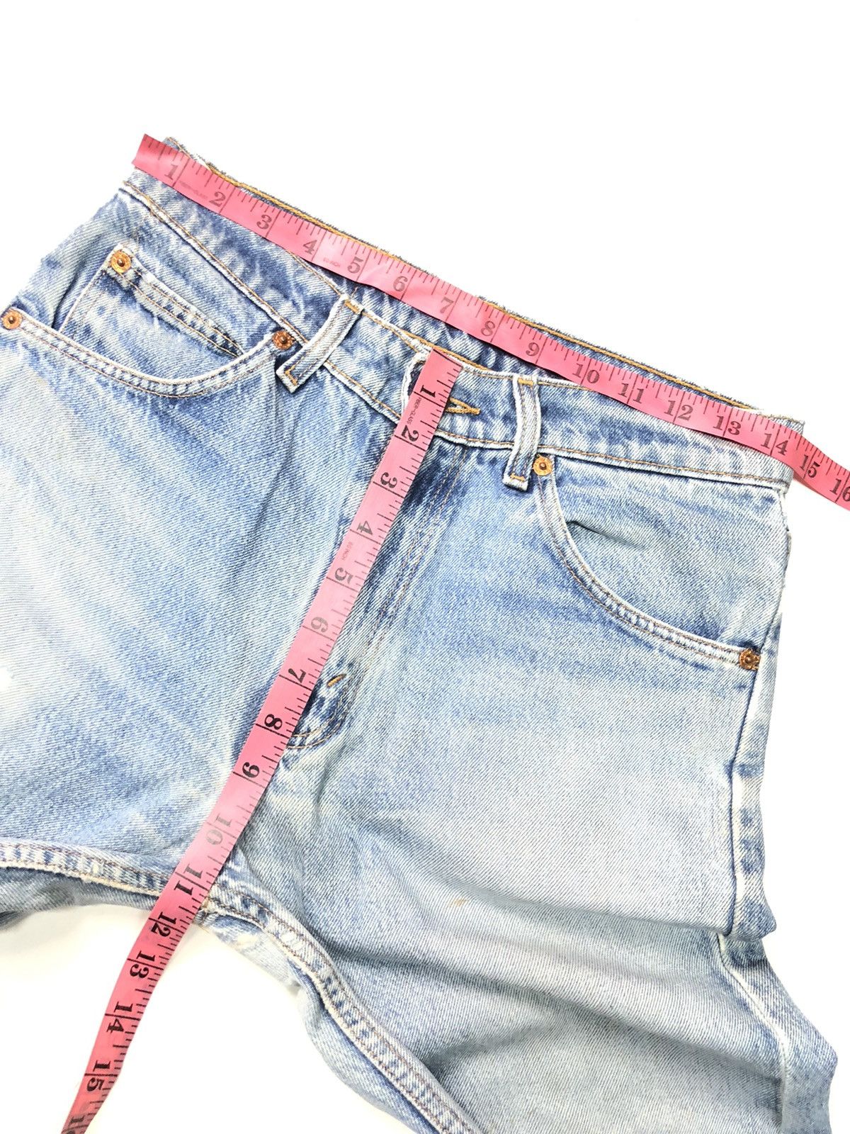 Levi's × Vintage VINTAGE 90s LEVIS 607 OREN TAB BLUE WASH DISSTRESSED DENIM Size US 29 - 13 Thumbnail