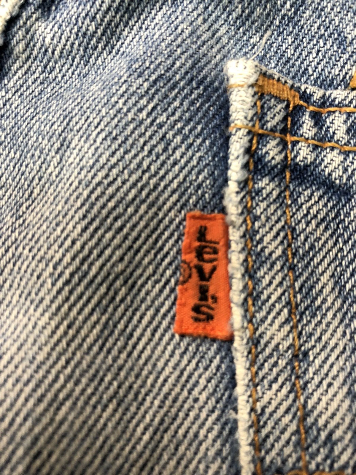 Levi's × Vintage VINTAGE 90s LEVIS 607 OREN TAB BLUE WASH DISSTRESSED DENIM Size US 29 - 10 Thumbnail