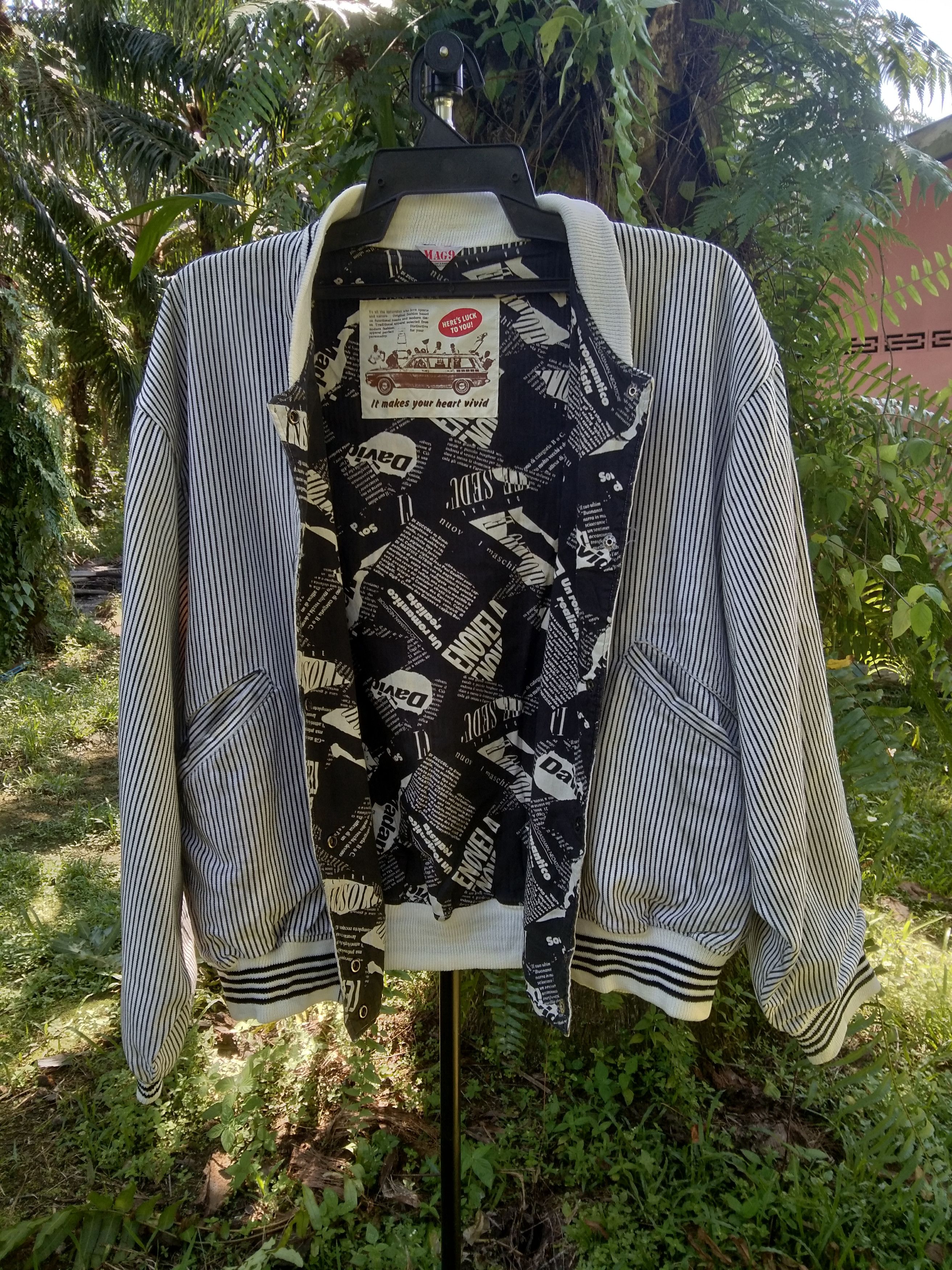 Other ART DIRECTION PINSTRIPE VARSITY JACKET Size US L / EU 52-54 / 3 - 1 Thumbnail