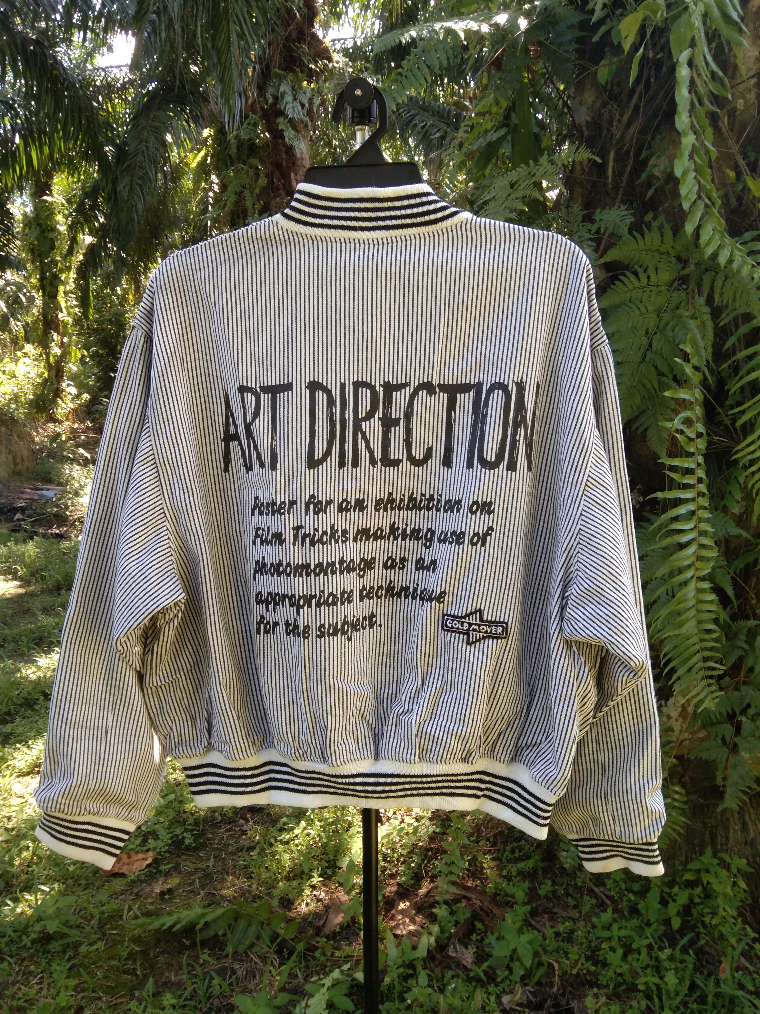 Other ART DIRECTION PINSTRIPE VARSITY JACKET Size US L / EU 52-54 / 3 - 4 Thumbnail