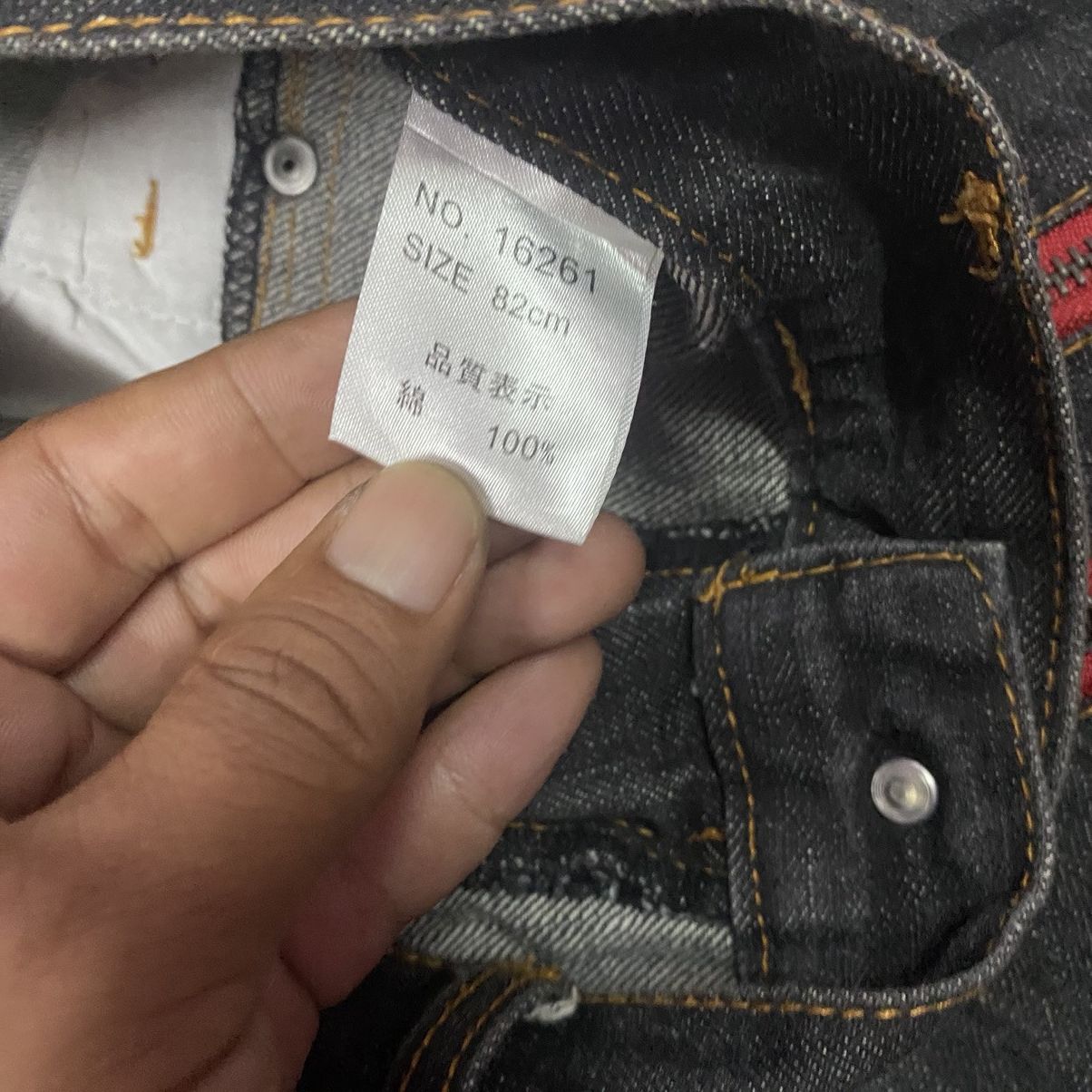 Beauty Beast × Japanese Brand × Vintage Steals🔥 Vintage Double waist Checkered Japan Denim Jeans Size US 32 / EU 48 - 6 Thumbnail