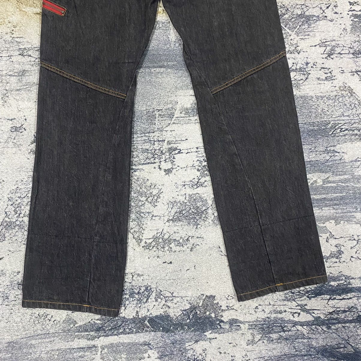 Beauty Beast × Japanese Brand × Vintage Steals🔥 Vintage Double waist Checkered Japan Denim Jeans Size US 32 / EU 48 - 9 Thumbnail