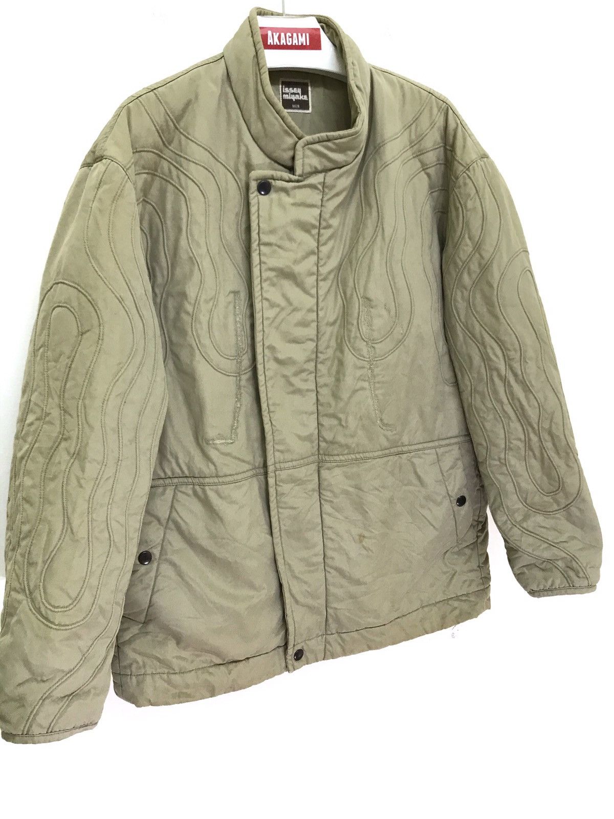 Issey Miyake ☢Rare Archive 80s Issey Miyake Padding Jacket “Snake” Size US M / EU 48-50 / 2 - 3 Thumbnail