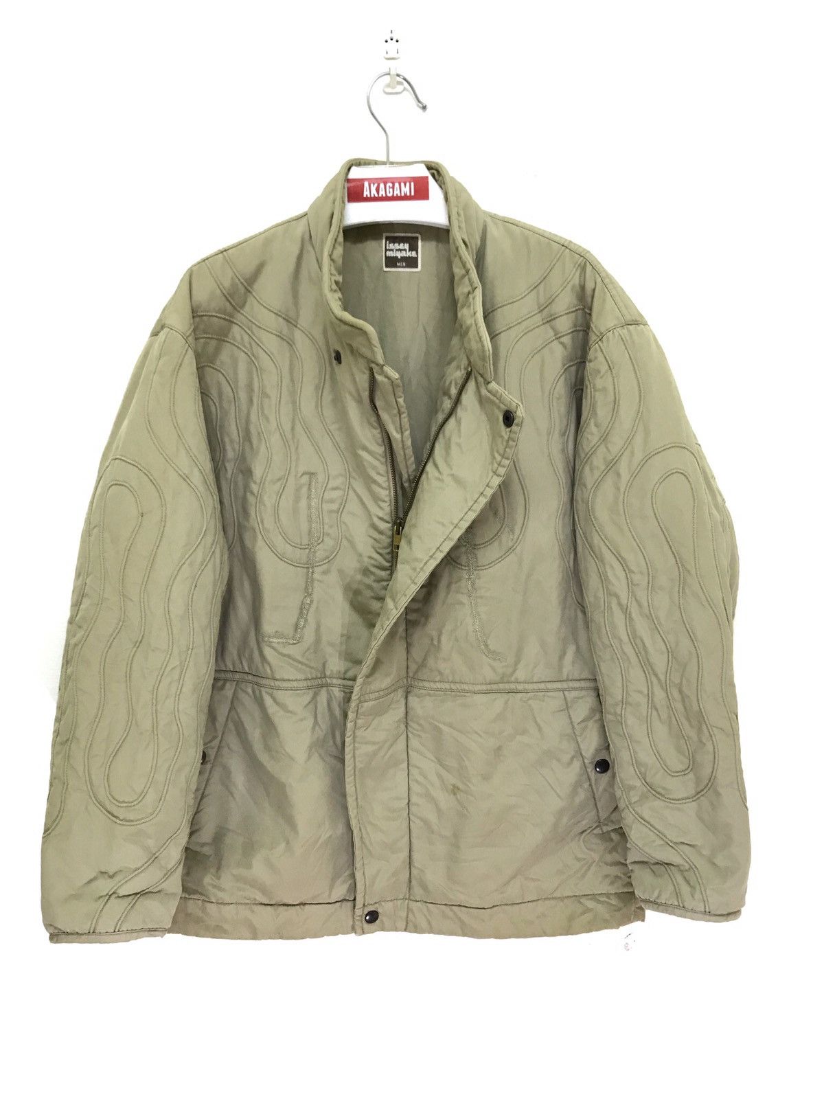 Issey Miyake ☢Rare Archive 80s Issey Miyake Padding Jacket “Snake” Size US M / EU 48-50 / 2 - 4 Thumbnail