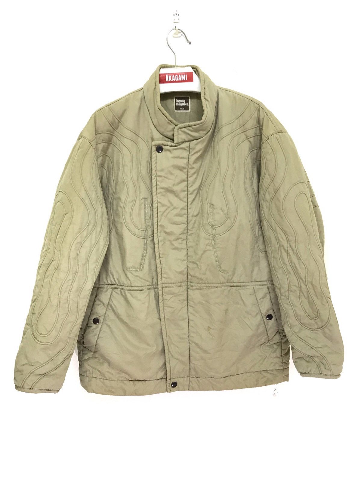 Issey Miyake ☢Rare Archive 80s Issey Miyake Padding Jacket “Snake” Size US M / EU 48-50 / 2 - 2 Thumbnail