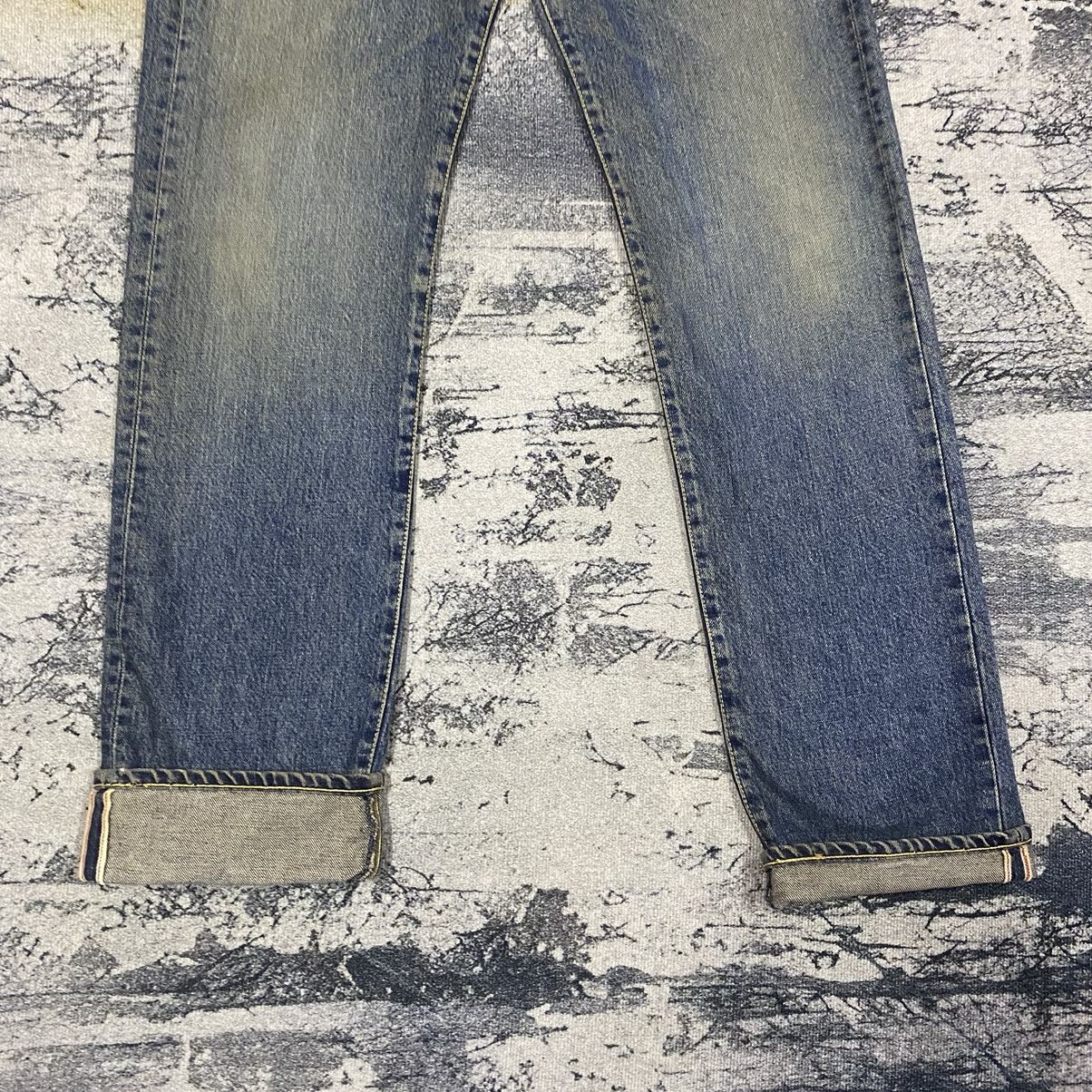 Japanese Brand × Jean × Vintage Selvedge🔥 Vintage Bonmarlen Redline Selvedge Denim Jeans Size US 26 / EU 42 - 5 Thumbnail