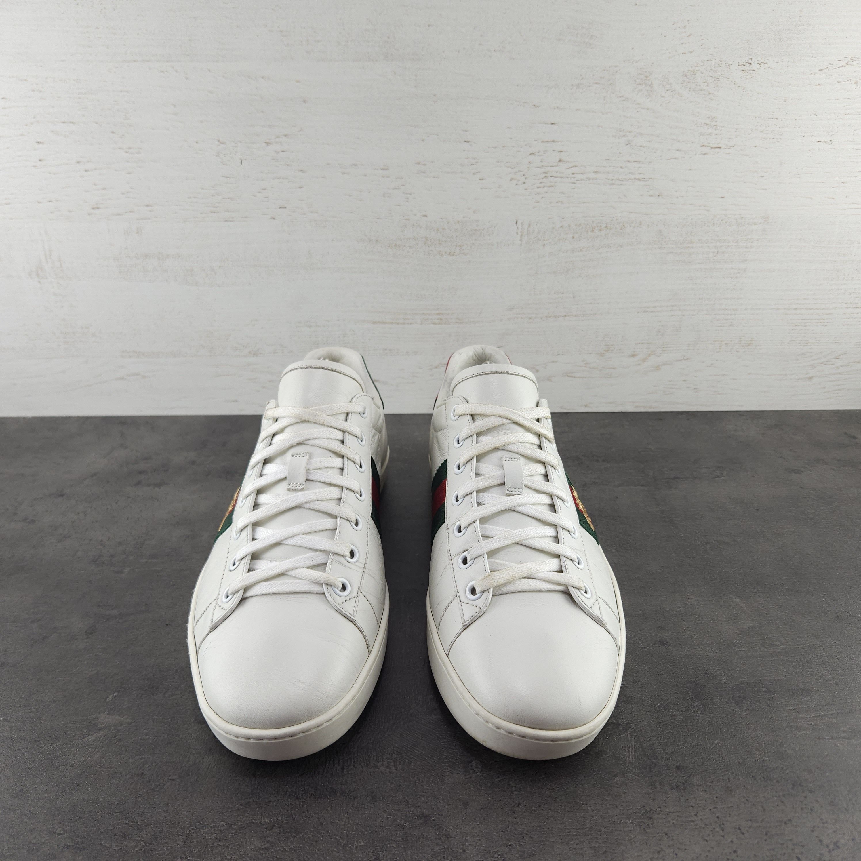 Gucci Gucci Ace 'Bee' Trainers White leather Size US 8 / EU 41 - 3 Thumbnail