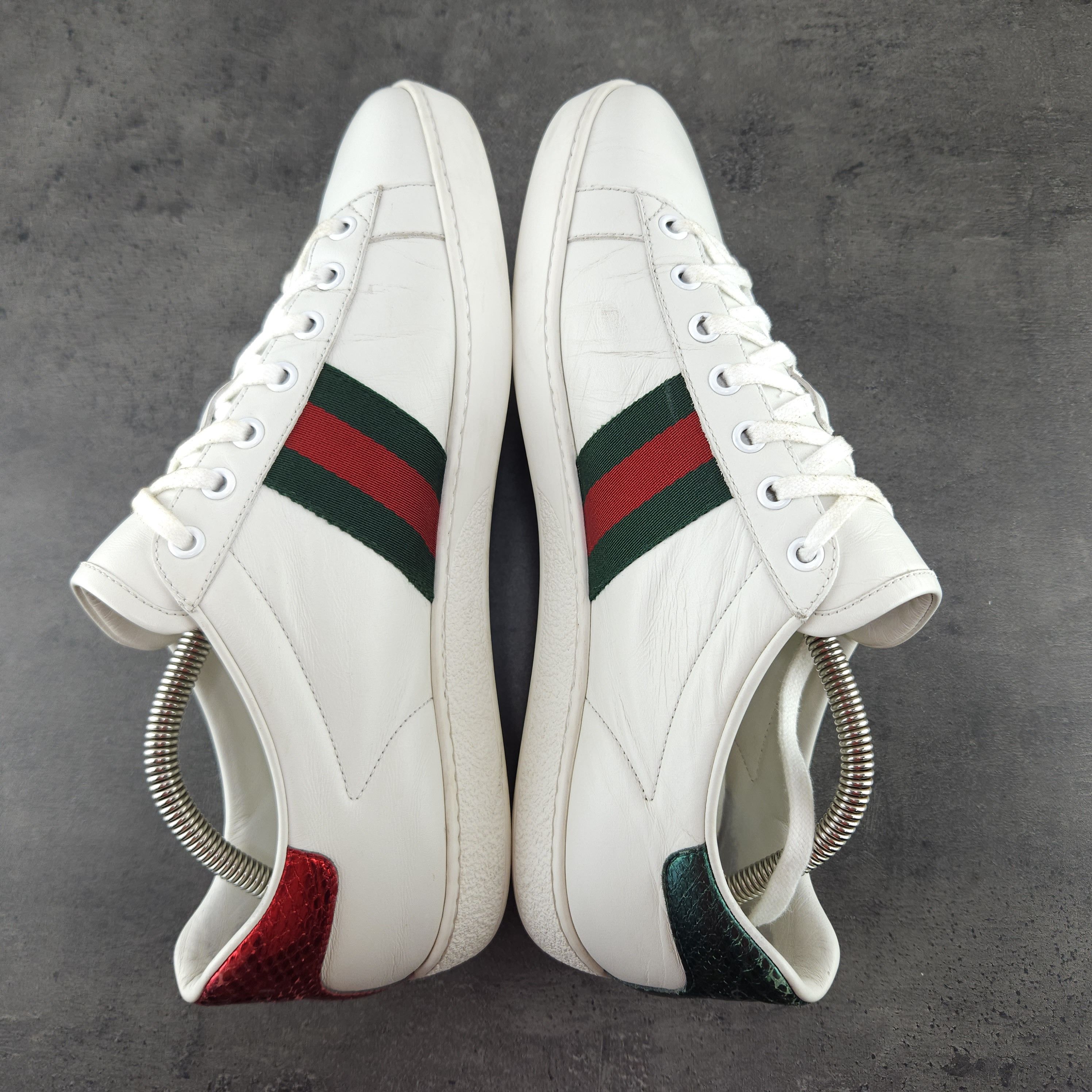 Gucci Gucci Ace 'Bee' Trainers White leather Size US 8 / EU 41 - 7 Thumbnail
