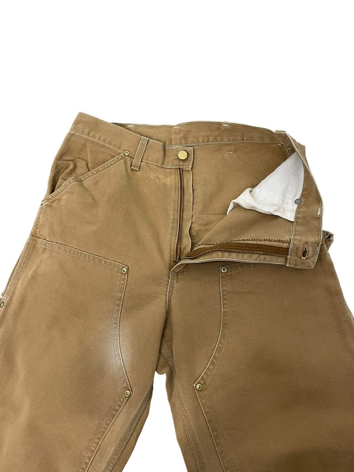 Carhartt Double Knee Carhartt USA Carpenter Cotton Duck 2🟦5 Size US 31 - 9 Thumbnail