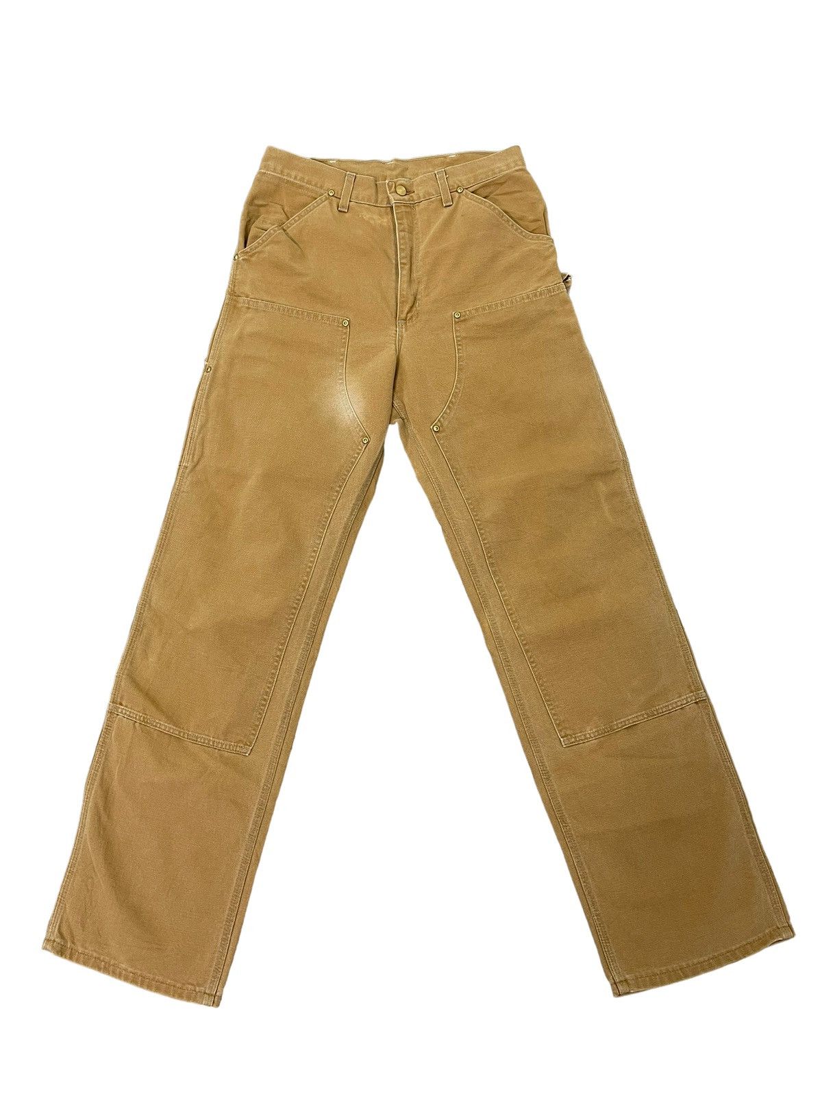 Carhartt Double Knee Carhartt USA Carpenter Cotton Duck 2🟦5 Size US 31 - 3 Thumbnail