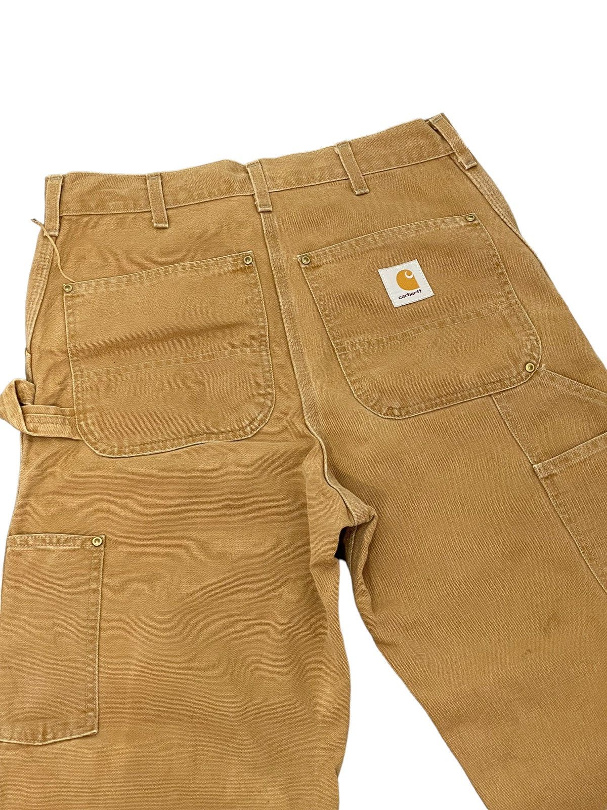 Carhartt Double Knee Carhartt USA Carpenter Cotton Duck 2🟦5 Size US 31 - 18 Thumbnail