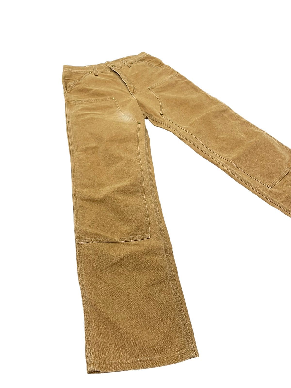 Carhartt Double Knee Carhartt USA Carpenter Cotton Duck 2🟦5 Size US 31 - 1 Thumbnail