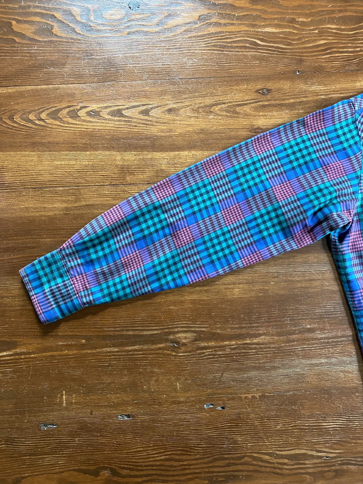 Vintage Vintage 80’s Circle T Plaid Western Style Button Up Size US L / EU 52-54 / 3 - 6 Thumbnail