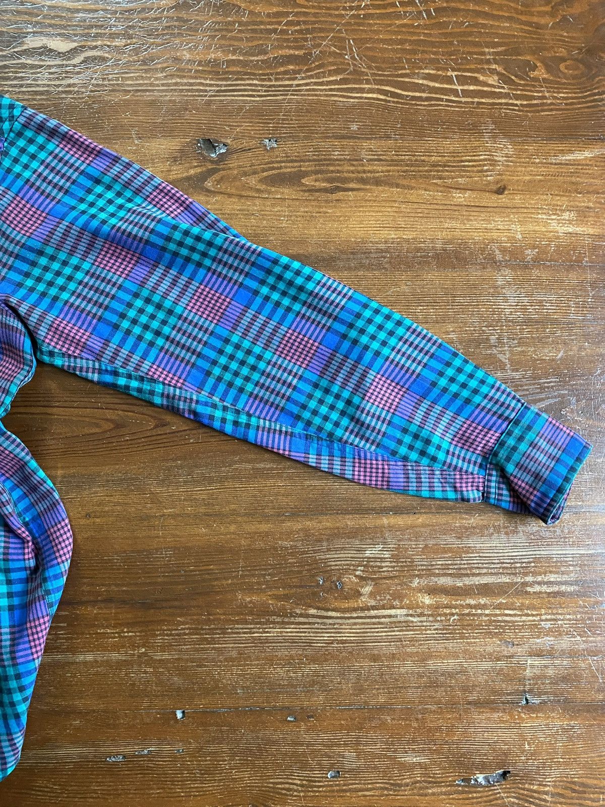 Vintage Vintage 80’s Circle T Plaid Western Style Button Up Size US L / EU 52-54 / 3 - 5 Thumbnail