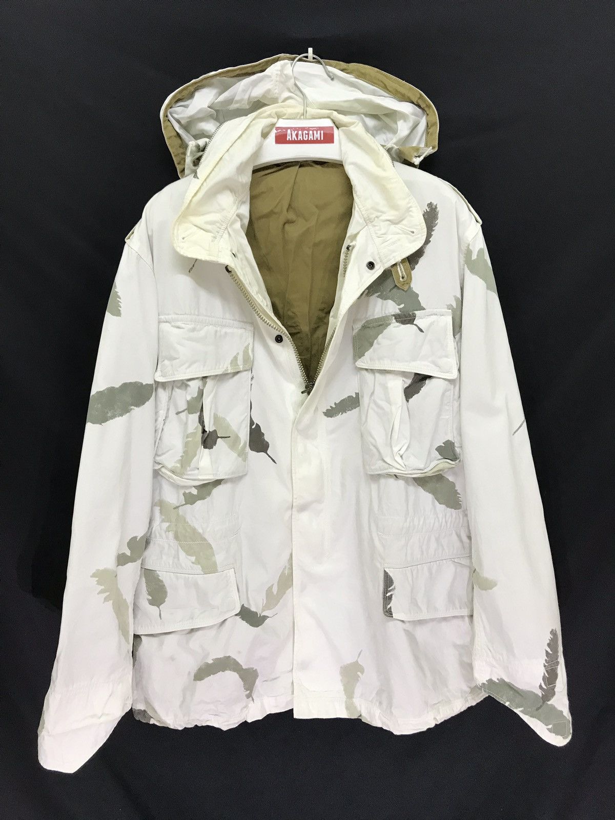 Kapital 60/40 Cross Magpie Print Mountain Parka Jacket