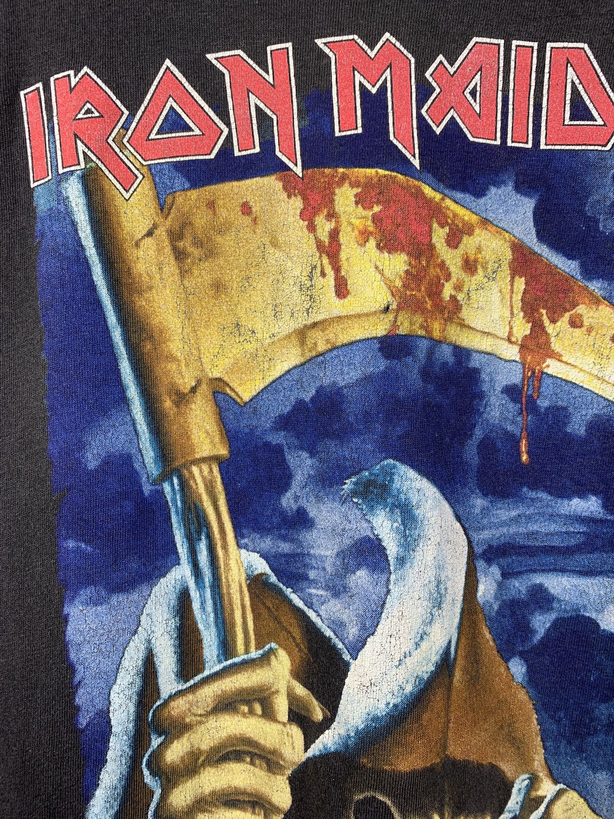 Band Tees 1995 Vintage Iron Maiden Year Of The Beast Very Rare T-Shirt Size US L / EU 52-54 / 3 - 14 Thumbnail