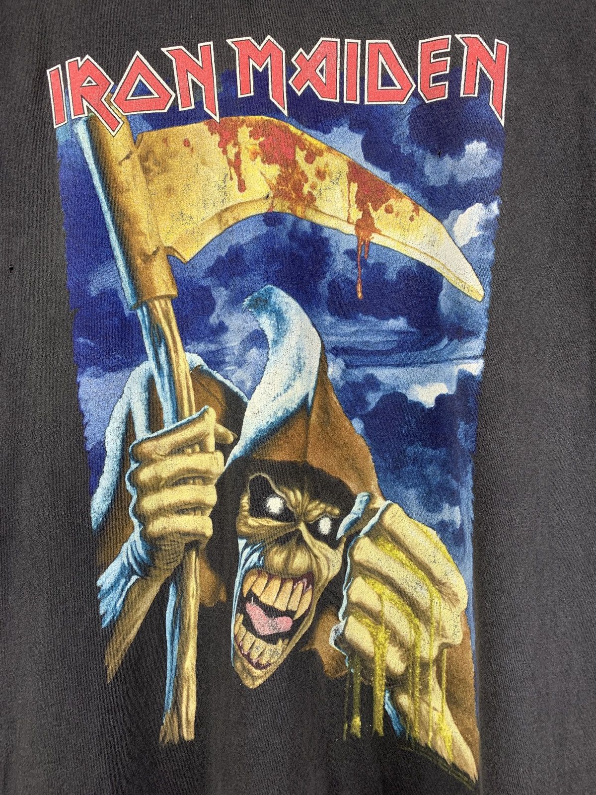 Band Tees 1995 Vintage Iron Maiden Year Of The Beast Very Rare T-Shirt Size US L / EU 52-54 / 3 - 9 Thumbnail