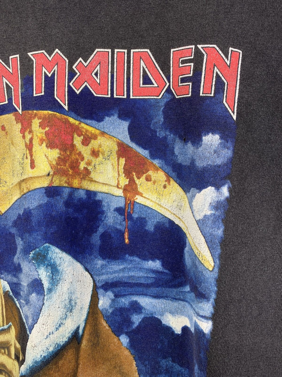 Band Tees 1995 Vintage Iron Maiden Year Of The Beast Very Rare T-Shirt Size US L / EU 52-54 / 3 - 15 Thumbnail