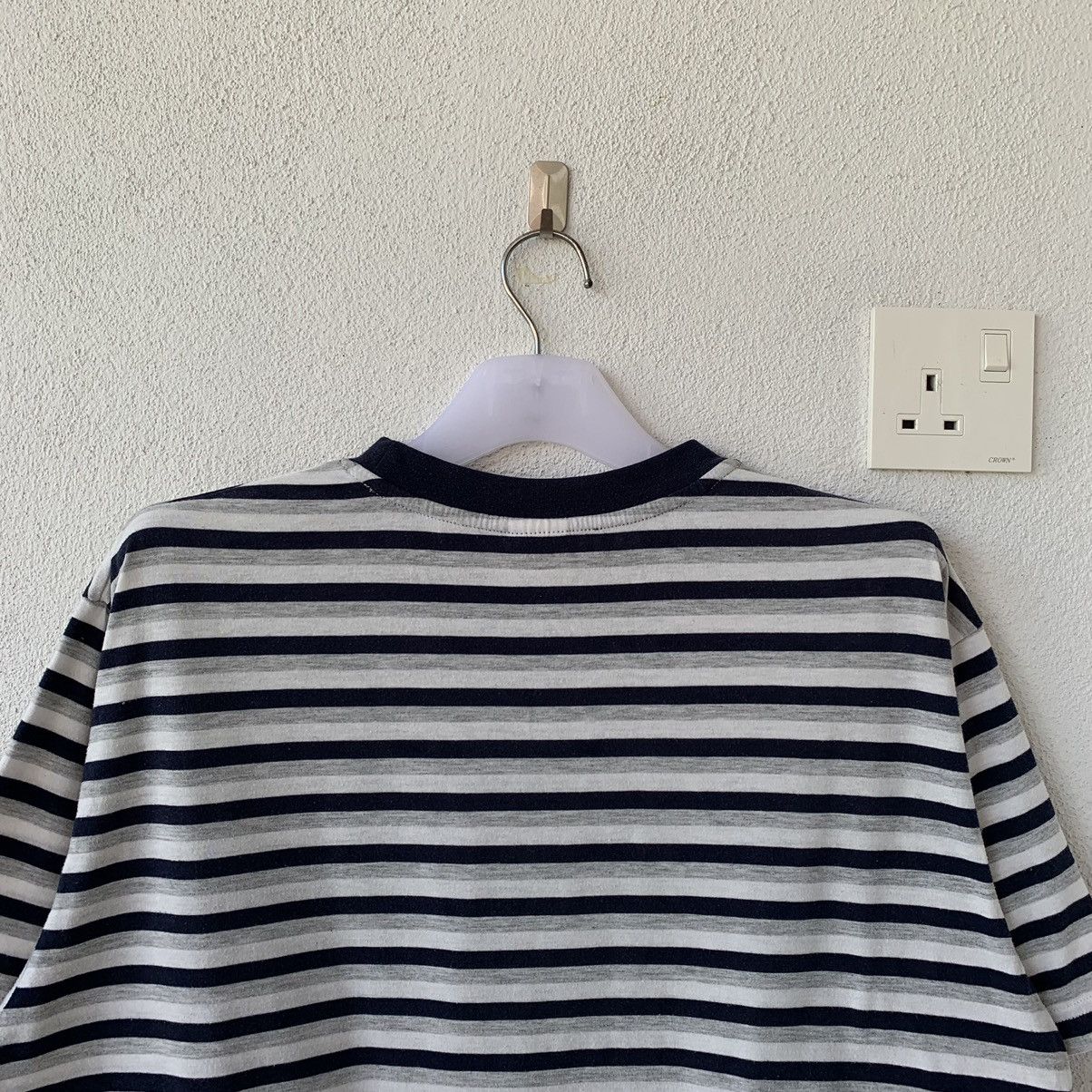 Hanes × Vintage HANES USA t shirt horizontal stripe small logo Size US L / EU 52-54 / 3 - 9 Thumbnail