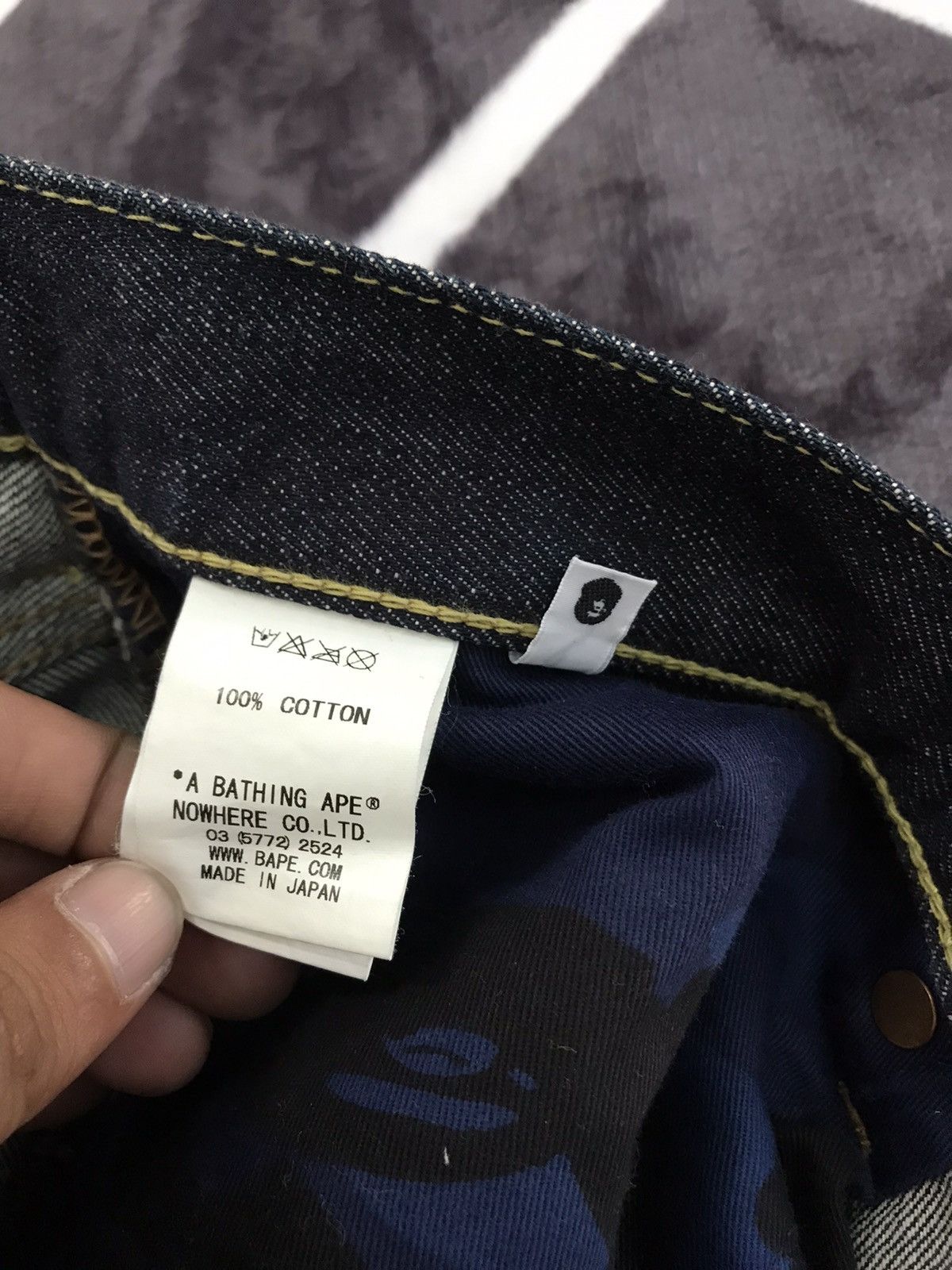 Bape × Nigo NYC Logo Denim Size US 36 / EU 52 - 8 Thumbnail