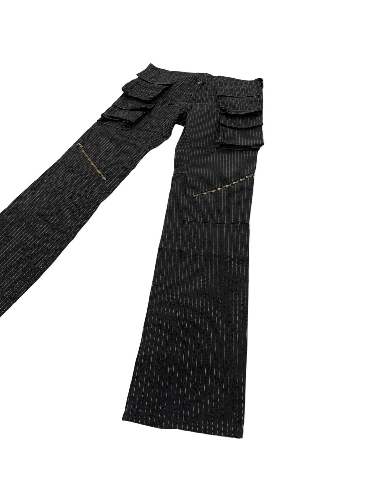 Japanese Brand Slim Wabash Cargo Pockets Yoshiyuki Tactical Low Rise 2🟦6 Size US 30 / EU 46 - 3 Thumbnail