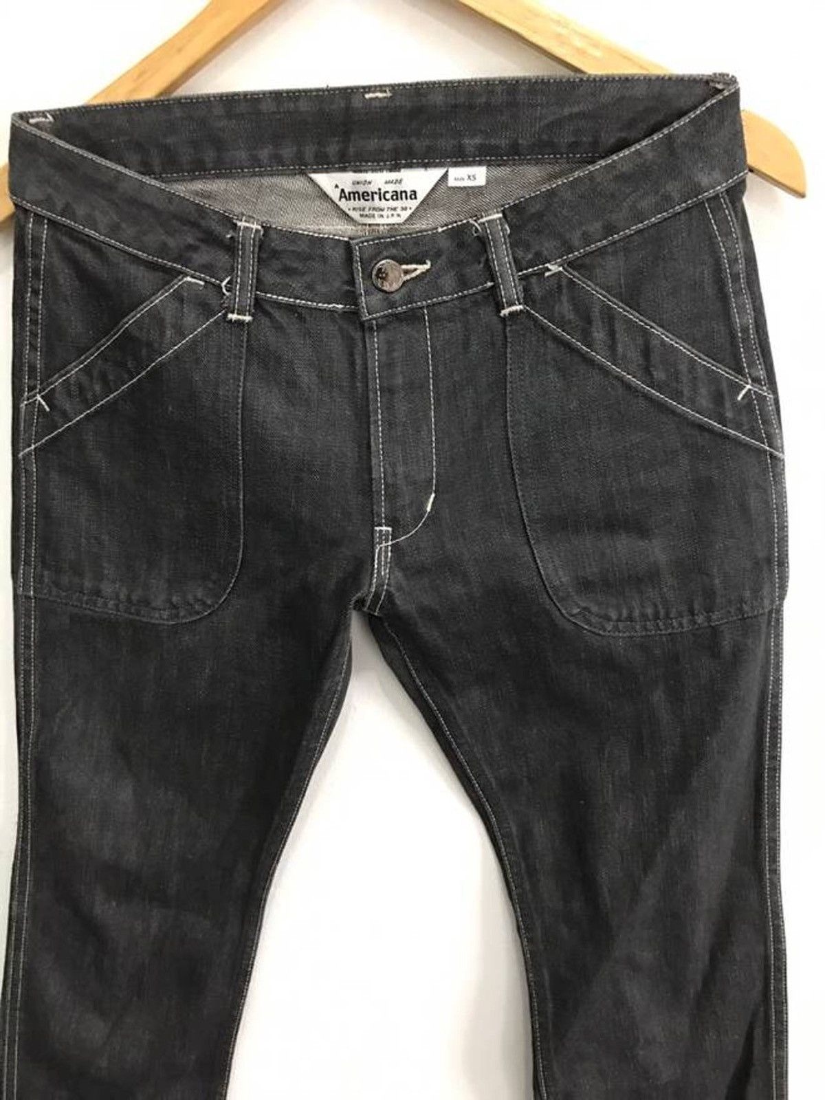 Japanese Brand Japanese Brand AMERICANA Workwear Jeans Size US 28 / EU 44 - 3 Thumbnail