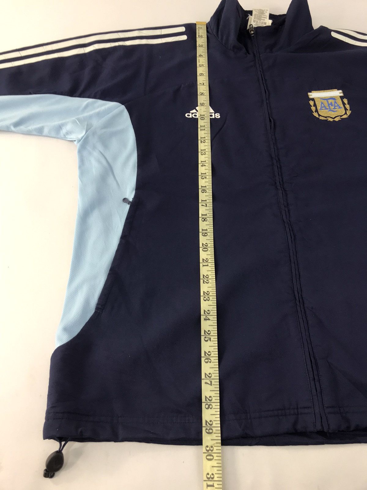 Adidas × Vintage 90s Adidas Three Striped Argentina Jacket Nylon K1235j Size US XL / EU 56 / 4 - 15 Thumbnail