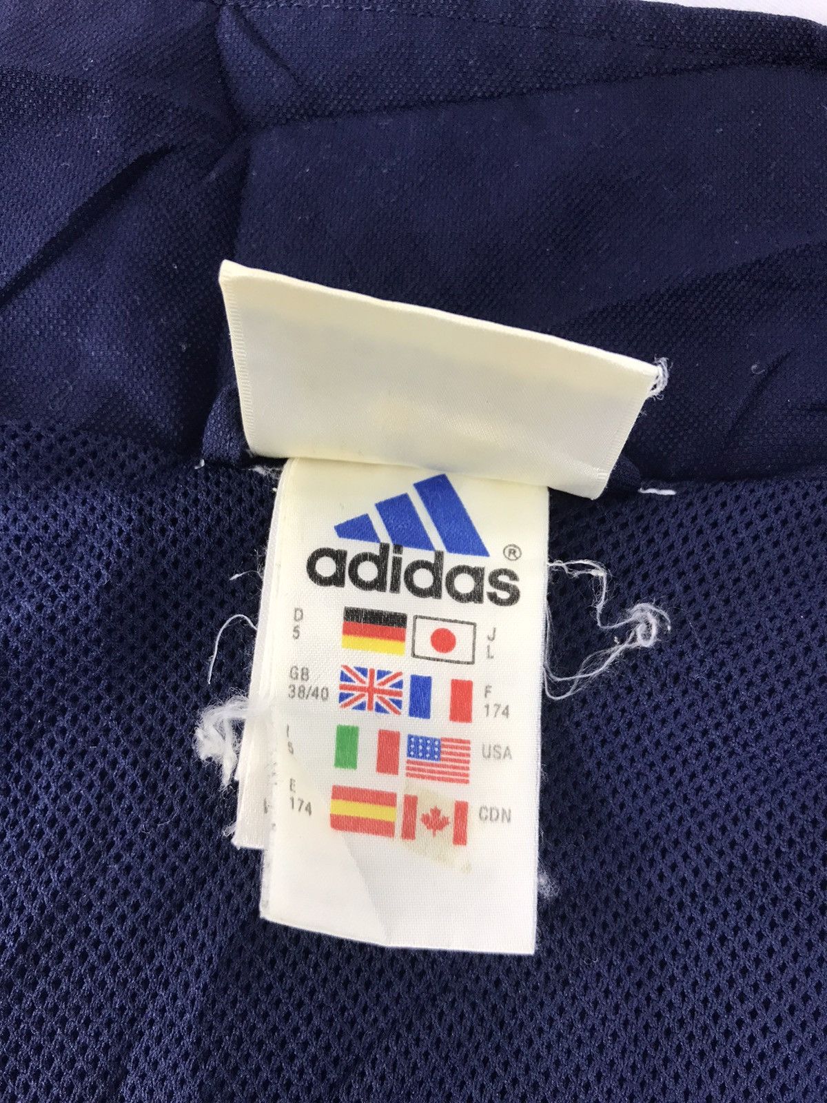 Adidas × Vintage 90s Adidas Three Striped Argentina Jacket Nylon K1235j Size US XL / EU 56 / 4 - 9 Thumbnail
