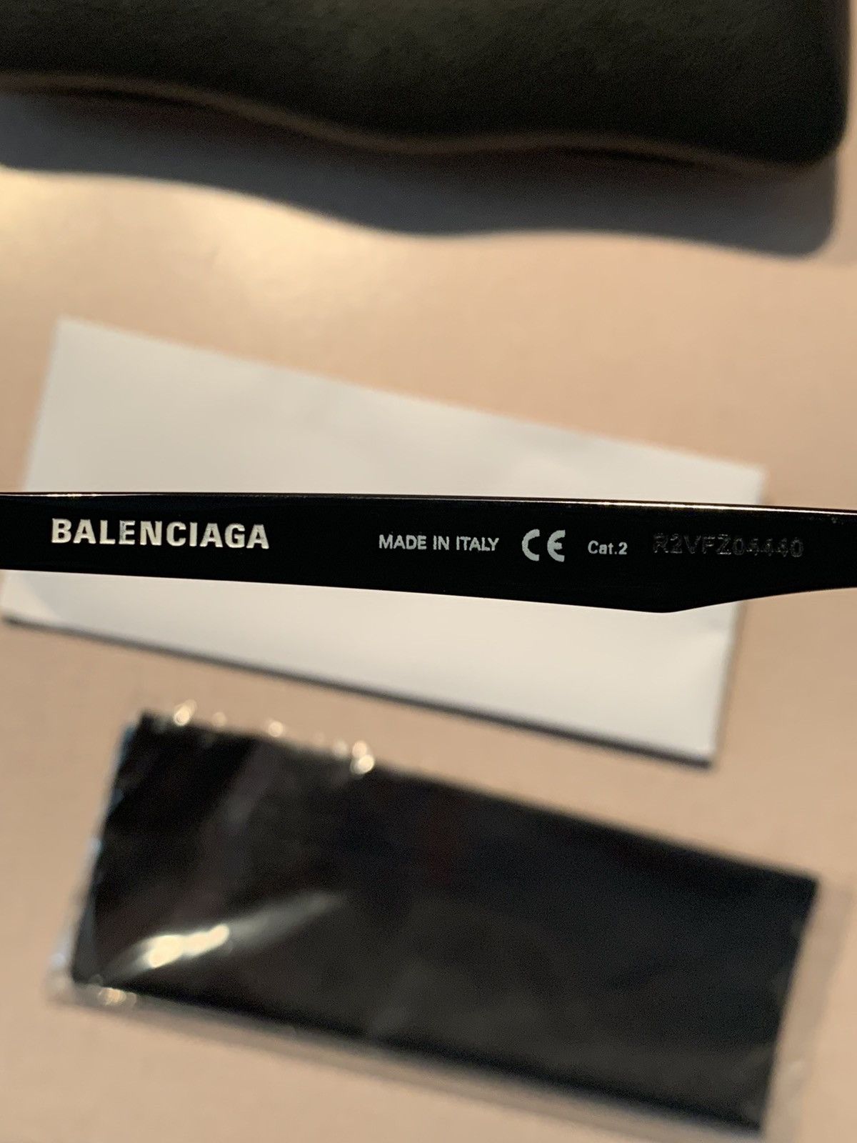 Balenciaga × Designer *RARE* New Balenciaga Multicolor Reflective Black Sunglasses Size ONE SIZE - 4 Thumbnail