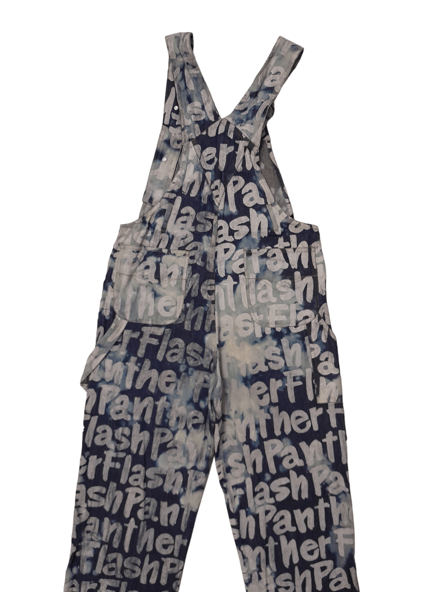 Designer × Rare Panther Panther Japan Designer Overalls Denim (E943) Size US 30 / EU 46 - 2 Thumbnail