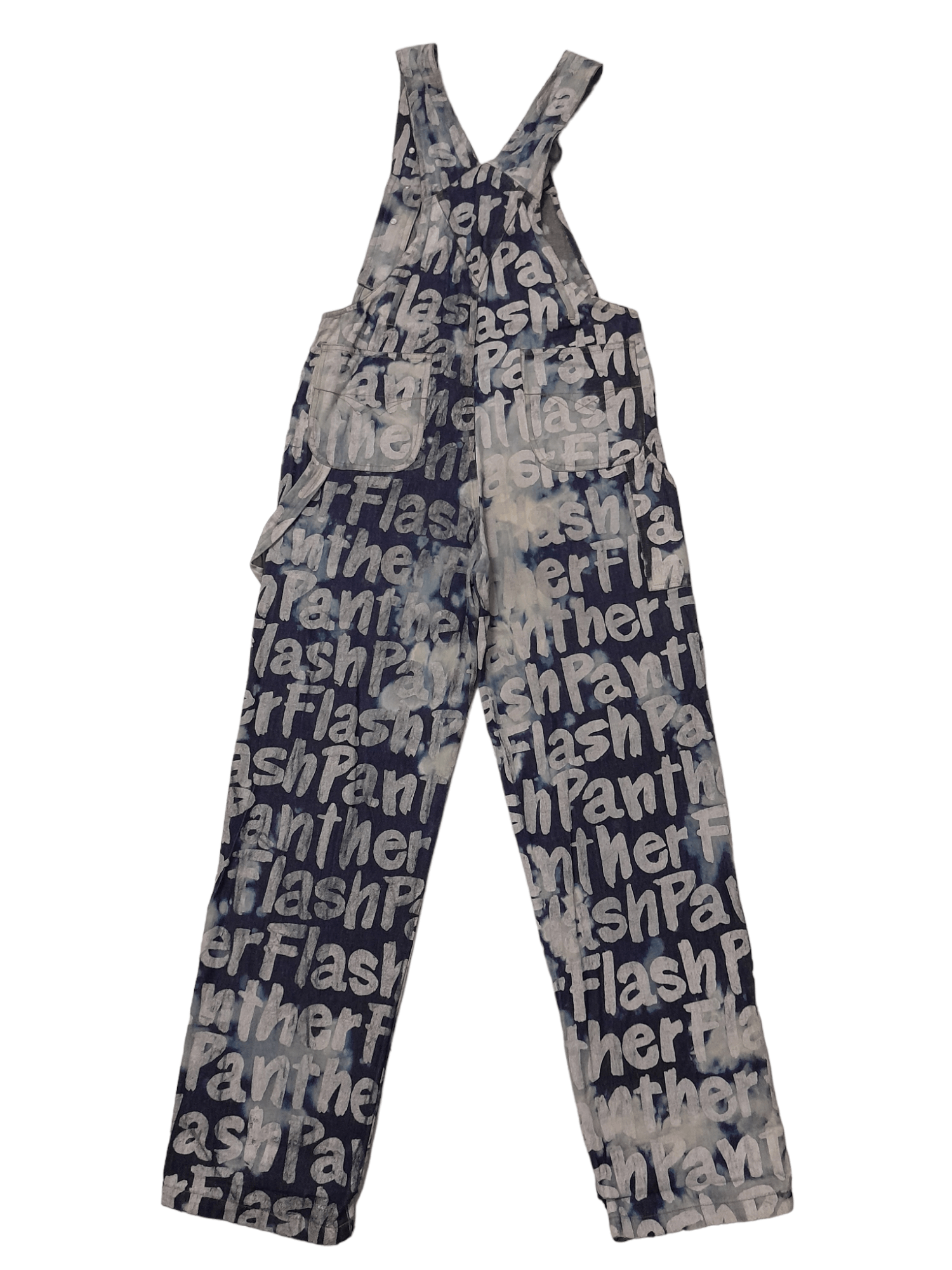 Designer × Rare Panther Panther Japan Designer Overalls Denim (E943) Size US 30 / EU 46 - 1 Thumbnail