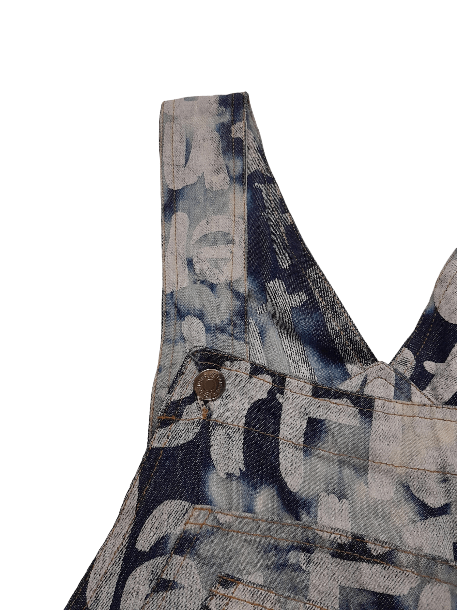 Designer × Rare Panther Panther Japan Designer Overalls Denim (E943) Size US 30 / EU 46 - 10 Thumbnail