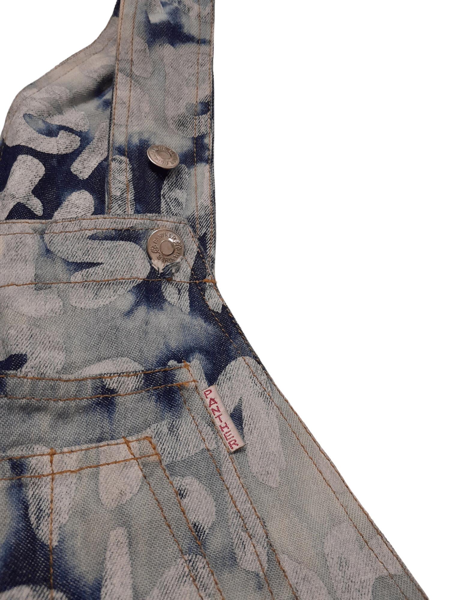 Designer × Rare Panther Panther Japan Designer Overalls Denim (E943) Size US 30 / EU 46 - 8 Thumbnail