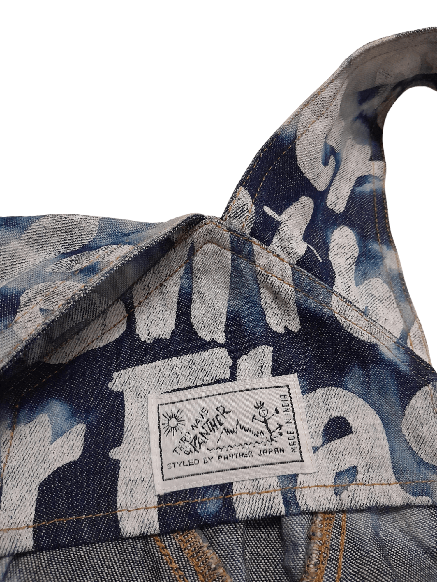Designer × Rare Panther Panther Japan Designer Overalls Denim (E943) Size US 30 / EU 46 - 11 Thumbnail